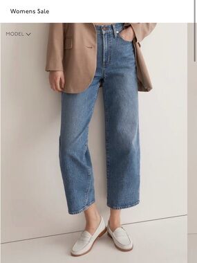 The Perfect Vintage Wide-Leg Crop Jean